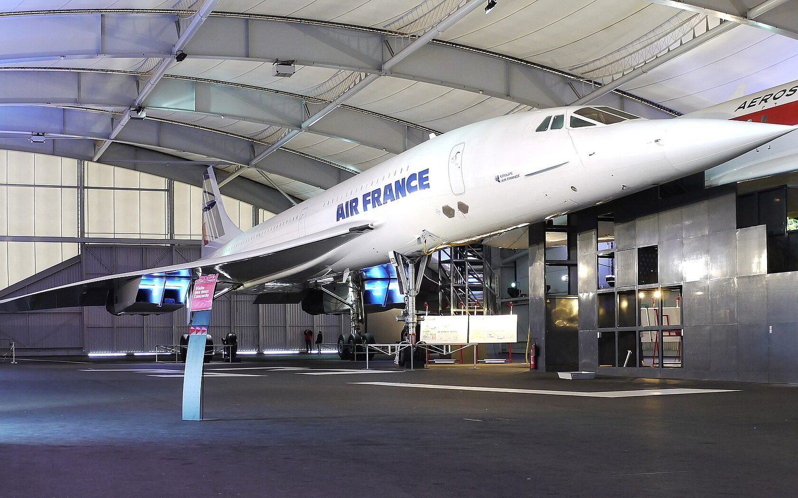 An Air France Concorde at the Musée de l’Air et de l’Espace, Le Bourget.