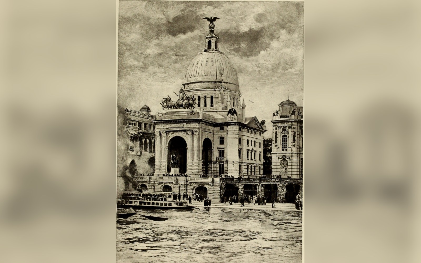 A plate from the published record of the 1900 exposition.